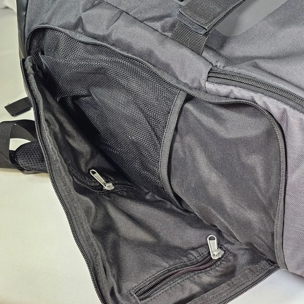 Speedo Team Stereo Backpack Charcoal Black Swim Gear Bag Training Rucksack